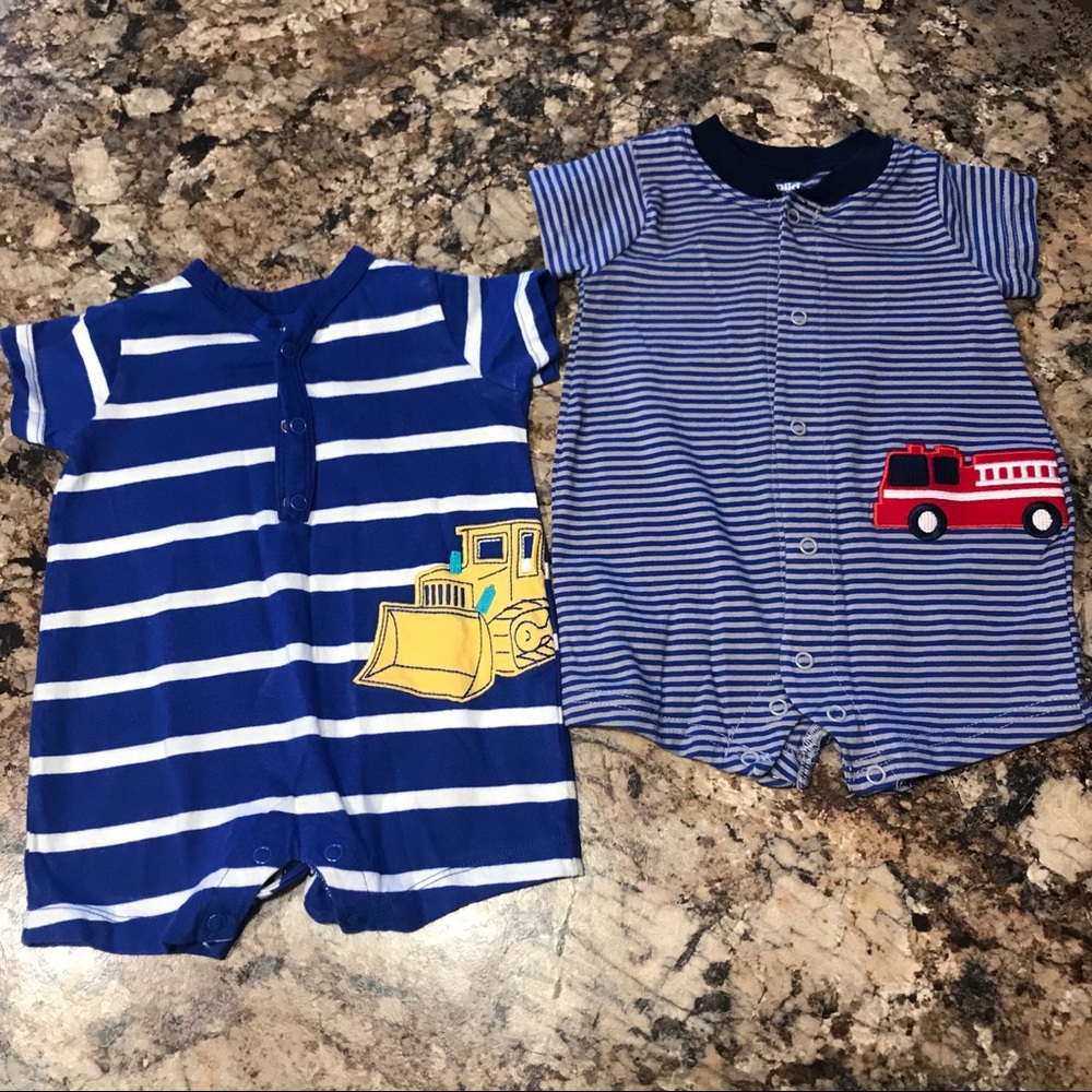 Child of mine by Carters Truck Rompers